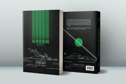 Mockup of the Green Mars Book cover
