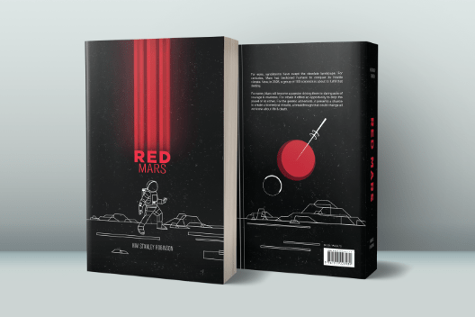 Mockup of the Red Mars Book cover