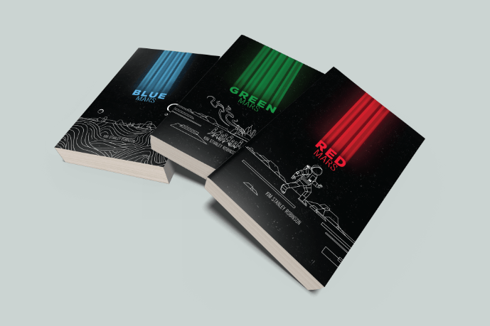 Mockups of the Red Mars Trilogy Book Series
